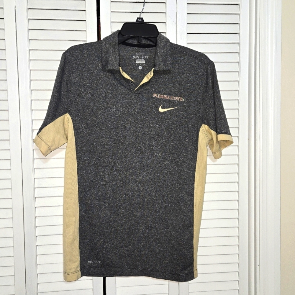 NIKE Florida State Men's S Dri-Fit Polo
